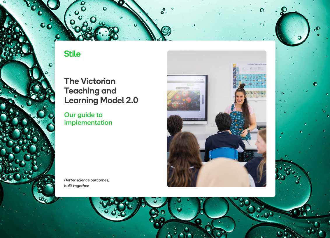 The Victorian Teaching and Learning Model 2.0 — Stile's guide to implementation