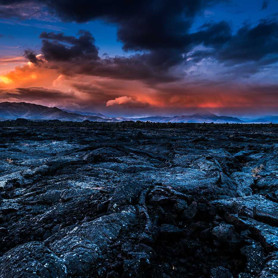 Idaho dark skies at Craters of the Moon