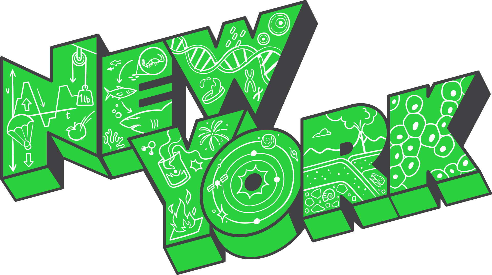 Logo text reading 'New York' in stylized font.